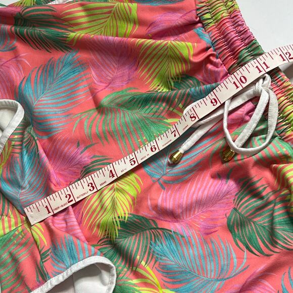 Jess Lea Tropical Print Activewear Shorts Pink Size Large - Picture 4 of 8